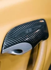 Rennline Carbon Fiber Interior Door Handle Trim Porsche 986 Boxster 1997-2004                                     - I122 - Image 2