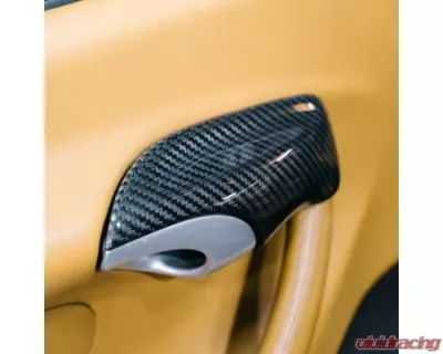 Rennline Carbon Fiber Interior Door Handle Trim Porsche 986 Boxster 1997-2004 - I122