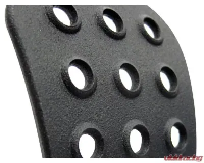 Rennline 2 pcs Perforated TIP Pedal Set Porsche 911 | 912 | 930 | 964 | 993 1965-1998 - P44.22    BLACK