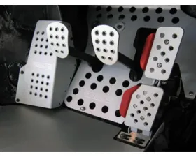 Rennline Rev2 Perforated 4pc Pedal Set for Porsche 911, 912, 930, 964, 993 (1965-1989)