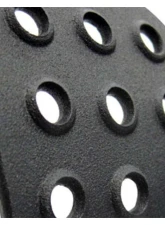 Rennline Rev2 Perforated 4pc Pedal Set for Porsche 911 | 912 | 930 Coupe 1965-1989                                     - A12.2P2111BLK.BLK - Image 4