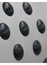 Rennline Rev2 Rubber Grip Pedal Set 4pc for Porsche 911 | 912 | 930 Coupe 1965-1989                                     - A12.2P6051BLK.RED - Image 3