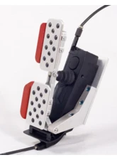 Rennline Rev3 Rubber Grip Pedal Set for Porsche 996 | 986 (1997-2005) - Adjustable Metal Assembly                                     - A13.3P6059SLV.RED - Image 2