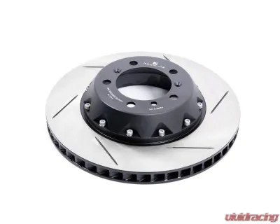 Rennline 350x28mm Drilled & Slotted Semi-Floating Rear Rotor - Pair Porsche 997TT 2007-2009 - CS-113    DS