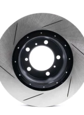 Rennline 350x28mm Drilled & Slotted Semi-Floating Rear Rotor - Pair Porsche 997TT 2007-2009                                     - CS-113    DS - Image 4