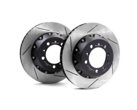 Rennline 330x28mm Drilled & Slotted Semi-Floating Rear Rotor - Pair Porsche 991.1 2012-2016