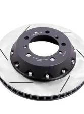 Rennline 330x28mm Drilled & Slotted Semi-Floating Rear Rotor - Pair Porsche 991.1 2012-2016                                     - CS-118    DS - Image 2