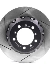 Rennline 330x28mm Drilled & Slotted Semi-Floating Rear Rotor - Pair Porsche 991.1 2012-2016                                     - CS-118    DS - Image 3