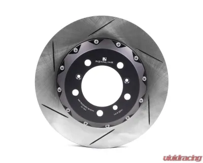 Rennline 330x28mm Drilled & Slotted Semi-Floating Rear Rotor - Pair Porsche 991.1 2012-2016 - CS-118    DS