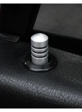 Rennline Aluminum Door Lock Pins Set Porsche 911 | 930 | 928 1977-1988                                     - DH12      BLACK - Image 2