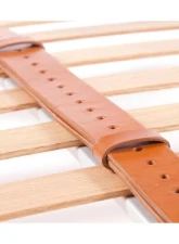 Rennline Vintage Leather Luggage Rack Straps                                     - E101      DARK - Image 2
