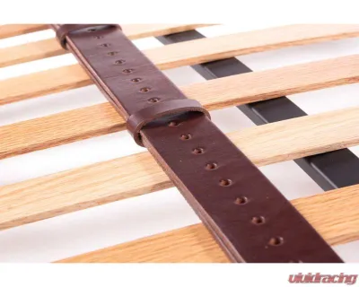 Rennline Vintage Leather Luggage Rack Straps - E101      DARK