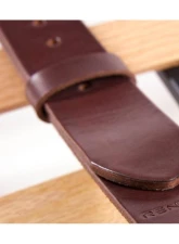 Rennline Vintage Leather Luggage Rack Straps                                     - E101      DARK - Image 4