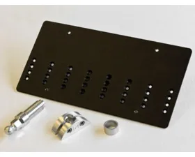 Rennline Tow Hook Receiver - Billet License Plate Mount - European Style Porsche 718 Boxster | Cayman 2017-2024