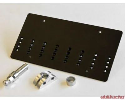 Rennline Tow Hook Receiver - Billet License Plate Mount - European Style Porsche 991 Carrera | GT3 | Turbo 2012-2016 - E1070.117 991 EURO