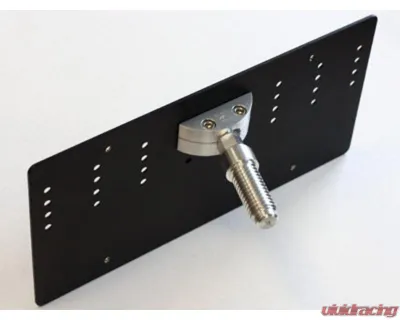 Rennline Tow Hook Receiver - Billet License Plate Mount - European Style Porsche 991 Carrera | GT3 | Turbo 2012-2016 - E1070.117 991 EURO
