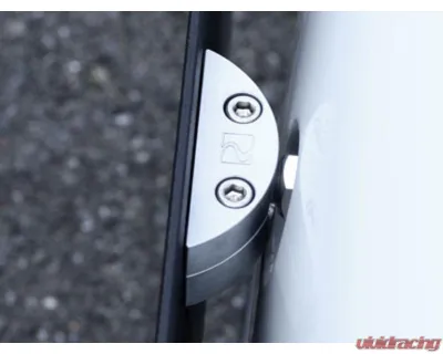 Rennline Tow Hook Receiver - Billet License Plate Mount - European Style Porsche 991 Carrera | GT3 | Turbo 2012-2016 - E1070.117 991 EURO