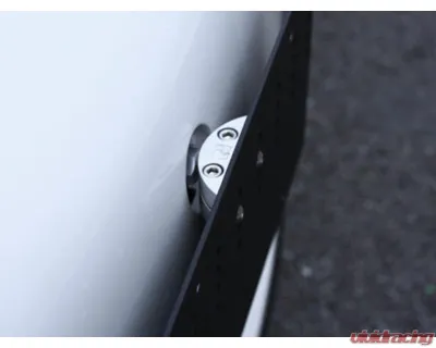 Rennline Tow Hook Receiver - Billet License Plate Mount - European Style Porsche 991 Carrera | GT3 | Turbo 2012-2016 - E1070.117 991 EURO