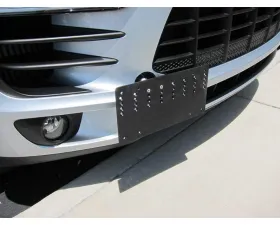 Rennline Tow Hook Receiver - Billet License Plate Mount - European Style Audi | Porsche 2006-2024