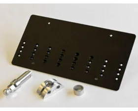 Rennline Tow Hook Receiver - Billet License Plate Mount - European Style Volkswagen Golf | Jetta MK4 1999-2005