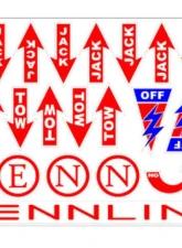 Rennline Safety Sticker & Decal Kit                                     - E30 - Image 4