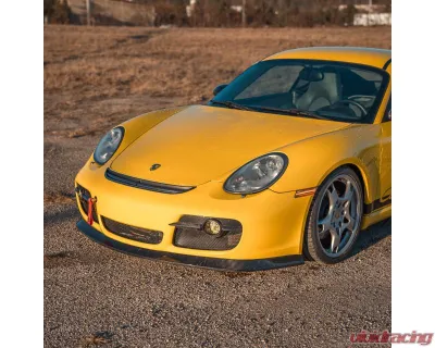Rennline Carbon Fiber Front Lip Porsche 987.1 Cayman 2006-2012 - E330