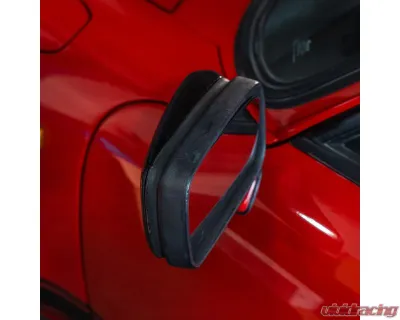 Rennline GBody Carbon Fiber Flag Mirrors Porsche 911 1974-1989 - E371