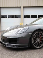 Rennline Carbon Fiber Front Lip Porsche 991.2 C2 | C2S | C4 | C4S | Targa 4 | Targa 4S 2017-2019                                     - E376 - Image 7