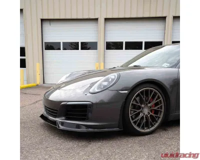 Rennline Carbon Fiber Front Lip Porsche 991.2 C2 | C2S | C4 | C4S | Targa 4 | Targa 4S 2017-2019 - E376