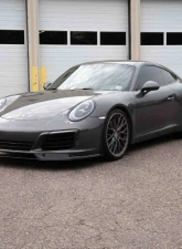 Rennline Carbon Fiber Front Lip Porsche 991.2 C2 | C2S | C4 | C4S | Targa 4 | Targa 4S 2017-2019                                     - E376 - Image 8