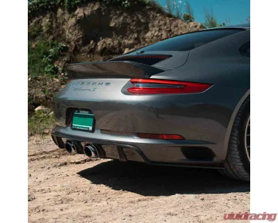 Rennline Carbon Fiber Rear Diffuser Porsche 991.2 C2 | C2S | C4 | C4S | GTS | Targa 2017-2020 - E378