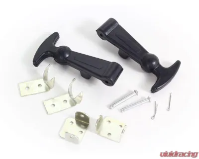 Rennline Rubber Bonnet / Boot Hooks Set of 2 - Large - E72