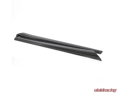 Rennline Gbody Front Carbon Fiber Garnish Rails w/ Manual Mirrors Porsche 911 | 930 | 964 Coupe 1974-1994 - I142