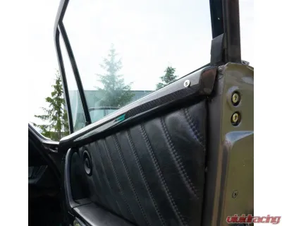 Rennline Gbody Front Carbon Fiber Garnish Rails w/ Manual Mirrors Porsche 911 | 930 | 964 Coupe 1974-1994 - I142