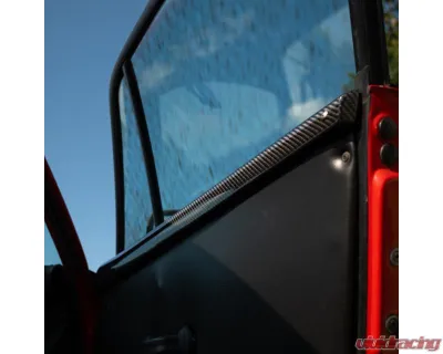 Rennline Gbody Front Carbon Fiber Garnish Rails w/ Manual Mirrors Porsche 911 | 930 | 964 Coupe 1974-1994 - I142