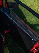 Rennline Gbody Front Carbon Fiber Garnish Rails w/ Manual Mirrors Porsche 911 | 930 | 964 Coupe 1974-1994                                     - I142 - Image 9
