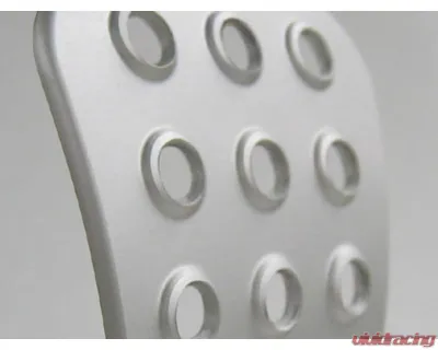 Rennline 4 Piece Perforated Pedal Set Silver for Porsche 911 | 912 | 930 1963-1989 - P44.21.11 SILVER