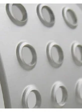 Rennline 4 Piece Perforated Pedal Set Silver for Porsche 924 944 968 1977-1995                                     - P45.21.13 SILVER - Image 2