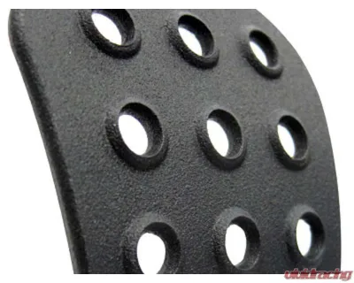 Rennline 4 Piece Perforated Pedal Set for Porsche 996, 997, 986, 987 (1997-2012) - Black Aluminum - P45.21.19 BLACK