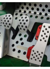 Rennline 4 Piece Rubber Grip Pedal Set Black RHD for Porsche 911 912 930 1963-1989                                     - P70.60.98 BLACK - Image 3