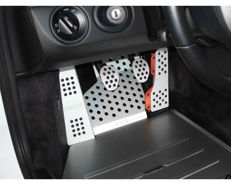Rennline 4 Piece Rubber Grip Pedal Set Porsche 996 | 986 | 997 | 987 | Cayman 1997-2012 - P71.60.59 BLACK