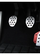 Rennline 4 Piece Rubber Grip Pedal Set Silver for Porsche 1977-1995 & Volkswagen 2005-2014                                     - P71.60.99 SILVER - Image 3
