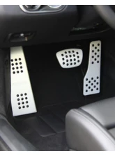 Rennline 3 Piece Rubber Grip Pedal Set for Porsche 991 | 991.2 | 981 | 718 (2012-2024) - Silver Finish                                     - P71.62.101SLVR - Image 4