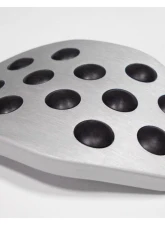 Rennline 3 Piece Rubber Grip Pedal Set for Porsche 991 | 991.2 | 981 | 718 (2012-2024) - Silver Finish                                     - P71.62.101SLVR - Image 3