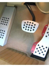 Rennline 3 Piece Rubber Grip Pedal Set for Mini Cooper R50 R52 R53 2001-2006 Black                                     - P71.62.97 BLACK - Image 3