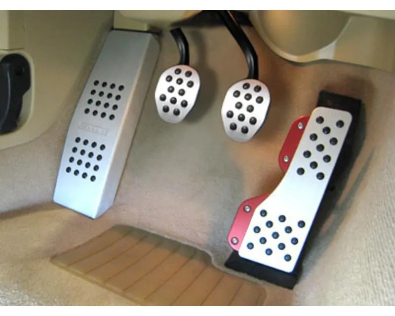 Rennline 4 Piece Rubber Grip Pedal Set Audi A3 | TT 2005-2024 - P73.60.90 SILVER