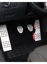 Rennline 4 Piece Rubber Grip Pedal Set Volkswagen Golf | Jetta | Rabbit MK5 | MK6 2000-2018                                     - P73.60.99 SILVER - Image 2
