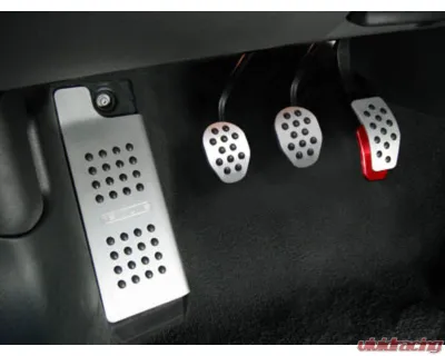 Rennline 4 Piece Rubber Grip Pedal Set Audi A4 | S4 | A6 | S6 2002-2024 - P75.60.93 SILVER
