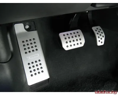 Rennline 3 Piece Rubber Grip Pedal Set Audi A5 2008-2023 - P75.63.91 SILVER