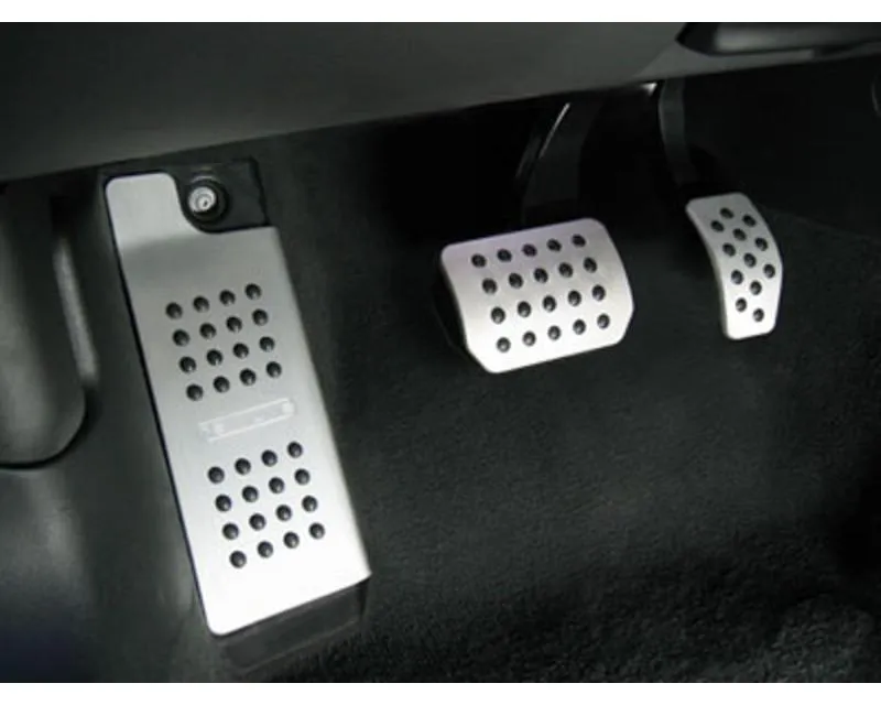 Rennline 3 Piece Rubber Grip Pedal Set Audi A4 | S4 | A6 | S6 2002-2024 - P75.63.93 SILVER